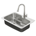 American Standard 9015101.002 3/8 in Compression Mesa Pull-Out Kitchen Faucet