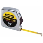 Stanley® 33-115 Powerlock 1/16 in Thereafter, 1/32 in First 12 in 10 ft Chrome Tape Rule