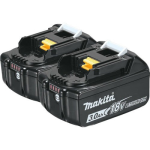 Makita® BL1830B-2 18 V 3.0 Ah Lithium-Ion Battery Pack