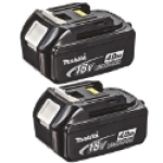 Makita® BL1840B-2 18 V 4.0 Ah Lithium-Ion Battery Pack