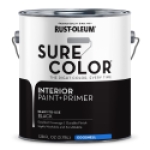 Rust-Oleum® SURE COLOR® 380218 1 gal Black Eggshell Interior Wall Paint