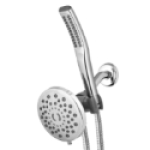 Waterpik XIB-633E/SBW-183ME PowerWand Combo Chrome Showerhead with PowerPulse Massage