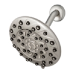 Waterpik XEM-639E RainFall+ Rain Drencher Brushed Nickel Showerhead with PowerPulse Massage