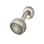 Waterpik TRS-529E PowerSpray+ Fixed Mount Brushed Nickel 5-setting Showerhead