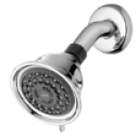 Waterpik VAT-313E PowerSpray+ Fixed Mount Chrome 3-setting Showerhead