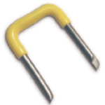 GB® MDI-1550Y 1/2 in Crown Width 1 in Leg Length Metal Staple Cable Staple