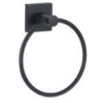 COPPER CREEK 400 SERIES TOWEL RING BLACK