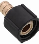 46033 1/2IN BRASS PEX CRIMP X 1/2IN LAVATORY SUPPLY ADAPTER