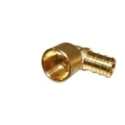 NDL Industries BRP7C-08 1/2 in Pex x Female Sweat Brass 90 deg Pipe Elbow