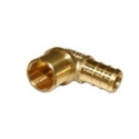 NDL Industries BRP7C-2-12 3/4 in Pex x Male Sweat Brass 90 deg Pipe Elbow