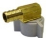 NDL Industries BRPS7-12 3/4 in Pex x FPT Brass Swivel Elbow