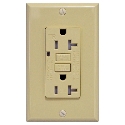 AH Lighting GFCI-20-I-TR 20 A Ivory Tamper-Resistant GFCI Receptacle