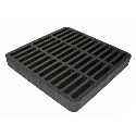 NDS 0902SDB Black 1.09 in 9 in Square Grate