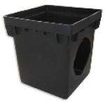 NDS 1200 12 x 12 in 66.5 gpm 12-3/8 in Width x 12-3/8 in Length x 12-15/16 in Height Square Catch Basin