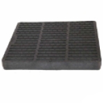 NDS 1202SDB Black 1.13 in 12 in Square Grate