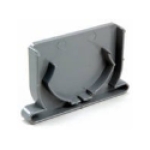 NDS 247 Gray Solid Channel End Cap