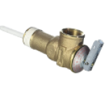 American Water Heater 100108456 3/4 in MNPT x FNPT Brass Temperature & Pressure Valve