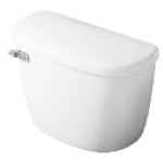 Mansfield China 125-WHT 8-1/4 in Chrome 1.6 Toilet Tank