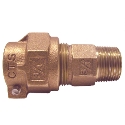 Legend Valve 313-205NL 1 in Pack Joint (CTS) x MNPT Bronze Lead-Free Pipe Coupling