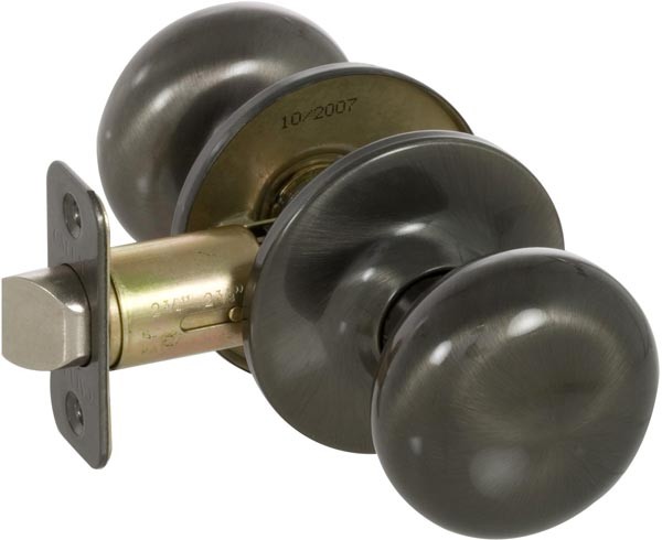 Delaney® Saxon 100T-SA-US15A Grade 3 Knob Adjustable Entry Door Lock