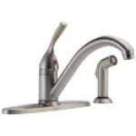 Delta Faucet Classic 400-DST 3/8 in 1.8 gpm at 60 psi Kitchen Faucet