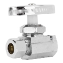 Homewerks Faucets LDR 537-6100 3/8 in Compression x FIP Straight Shut-Off Valve