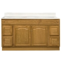 Brokering Solutions Walnut Ridge Cabinetry AOV4821D 2 Doors 48 in W Wood Traditional Top Blank Vanity Cabinet