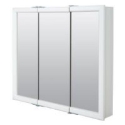 Zenith Home W30 25.75 in H Wood Tri-View Medicine Cabinet