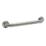 ZENITH BD18BSP DECO END CAP PEENED 304ST GRAB BAR 18 IN