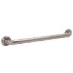 ZENITH BD24BSP DECO END CAP PEENED 304ST GRAB BAR 24 IN