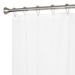 Zenith Home LPRLWWL White 72 in Peva Light Weight Shower Curtain Liner