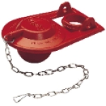 Lavelle Industries Korky 2000BP 2 in Red (1) Stainless Steel Chain Classic Korky Flapper