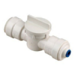 Watts/Dormont 3555-1006 1/2 in x 1/4 in Push-To-Connect Polysulfone Straight Stop Valve