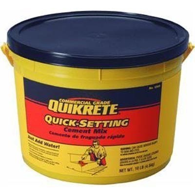 Quikrete® 1240 10 lb Pail Gray to Gray-Brown Gray to Gray-Brown Quick-Setting Cement