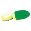 LIBMAN® 1135 3-1/2 in Yellow 2 in All Purpose Scrubbing Dish Wand Refill Sponge