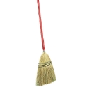 LIBMAN® 502 Broomcorn Fiber Electrostatic Powder Coated Steel Heavy Duty Big Corn Broom