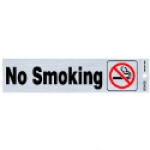 HILLMAN™ 839838 English No Smoking with Symbol Aluminum Parking Caution Sign