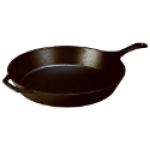 Lodge Cast Iron L14SK3 21.8 7 in 2.87 in 15-1/4 in Seasoned Skillet