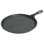 Lodge Cast Iron L9OG3 10-5/8 in 1-1/2 in Cast Iron Grill and Griddle