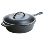 Lodge Cast Iron L8CF3 16.56 in 5.62 in 10-1/4 in Covered Deep Skillet