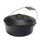 Lodge Cast Iron L8DO3 5 qt Cast Iron Bail Dutch Oven