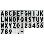 HILLMAN™ 840818 K 3 in Vinyl Adhesive Letter Label