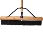 DQB Industries 09944 24 in Polypropylene Black Heavy Duty Indoor/outdoor Push Broom