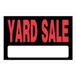 HILLMAN™ 839950 English YARD SALE Plastic Yard Sale Sign