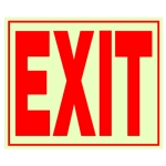 HILLMAN™ 840201 Vinyl White 12 in Exit Sign