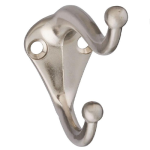 National Hardware™ N325-480 V160 Satin Nickel 3 in 35 lb Coat/Hat Hook