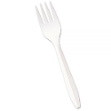 Essendant Boardwalk® BWKFORKMWPP 6 in Polypropylene White Disposable Fork