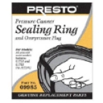 Presto® 09985 Compatible with Presto 16 18 & 23 qt Pressure Cooker Pressure Canner Sealing Ring/Overpressure Plug Pack