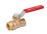 B&K 107-000NL Brass 1/8-in FIP x 1/8-in FIP Ball Valve - Lead-Free