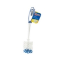 Rubbermaid ® Quickie® HomePro 158372 Medium Nylon Blue/White Bottle Brush